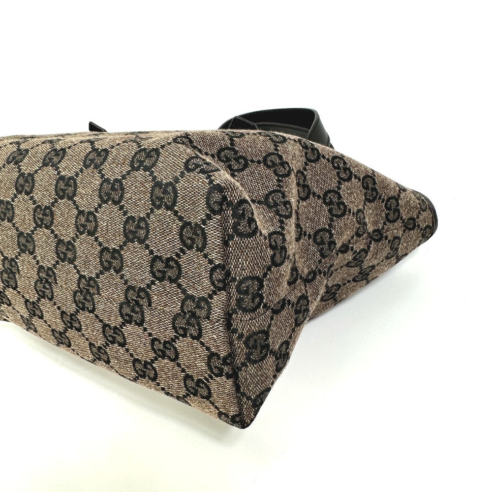 GUCCI Handbag 257249 GG canvas / leather Brown GG Women Secondhand
