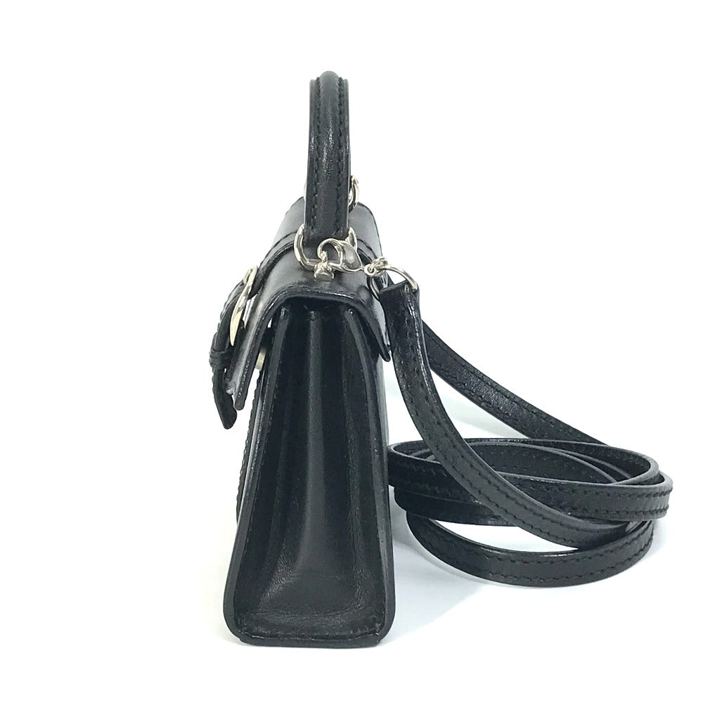 GUCCI Shoulder Bag 007.090.0234 leather black Mini bag Women Secondhand
