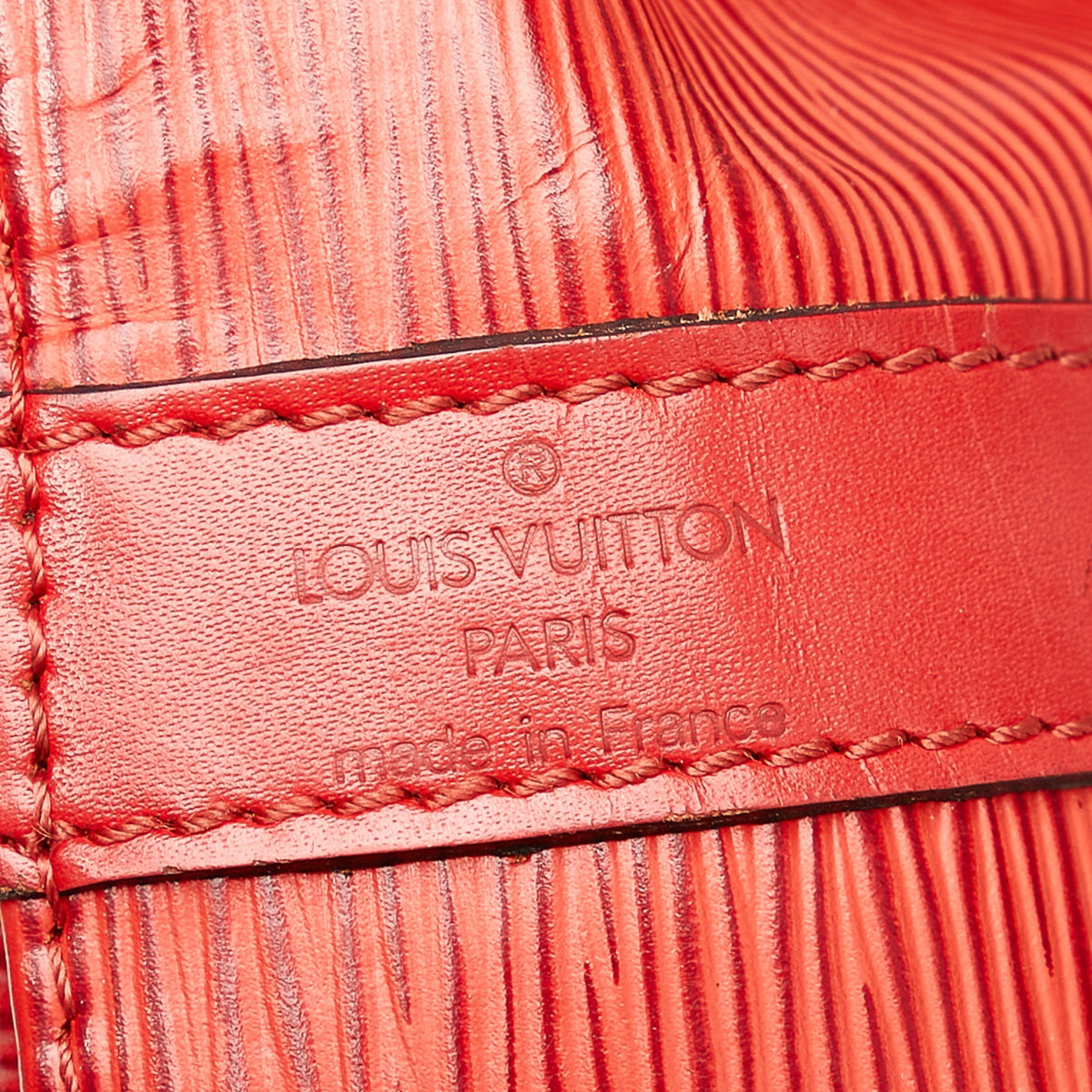 Louis Vuitton Petit Noé Red Epi