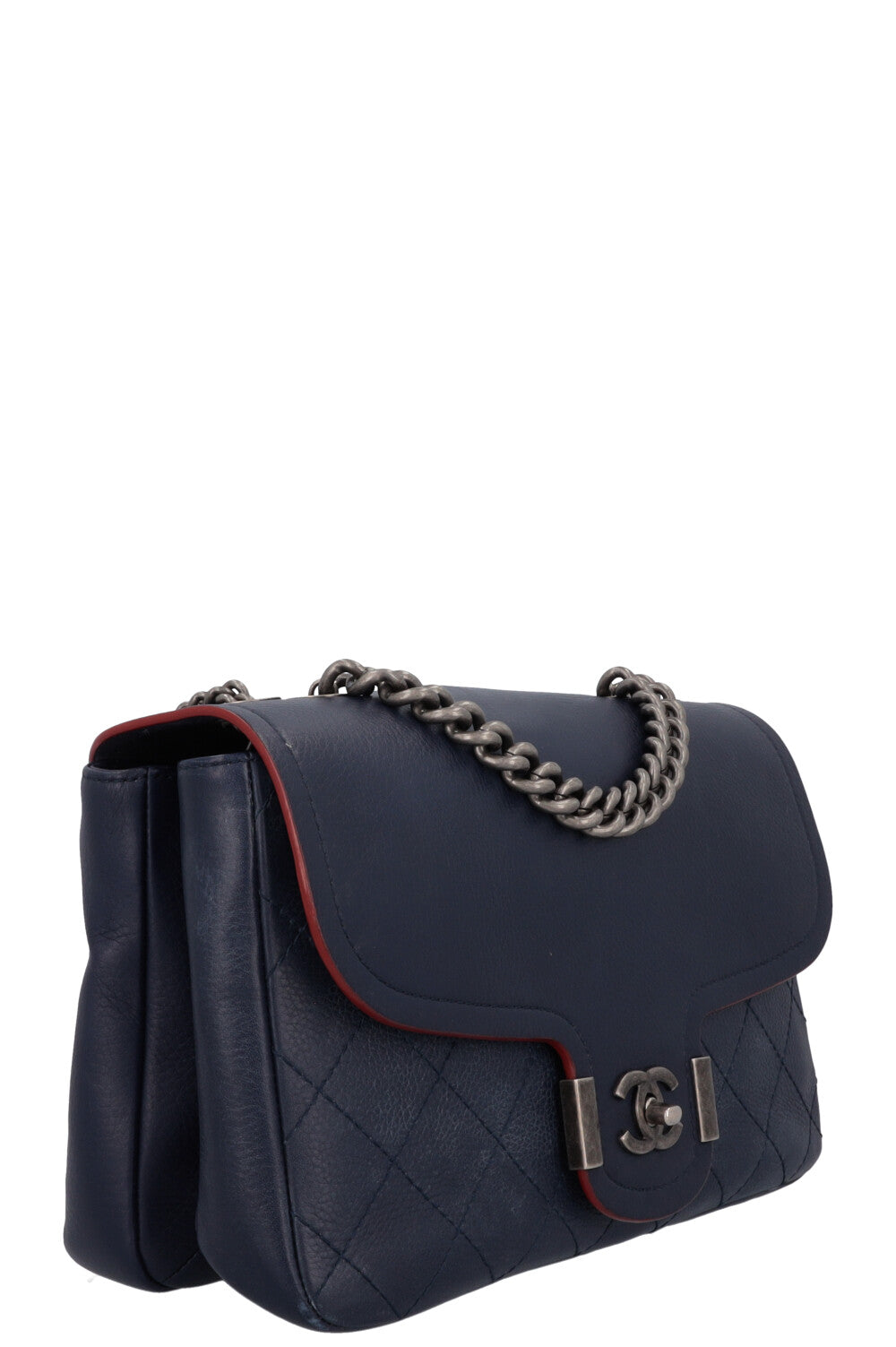 CHANEL 2018 Paris Greece Archi Chic Flap Bag Blue