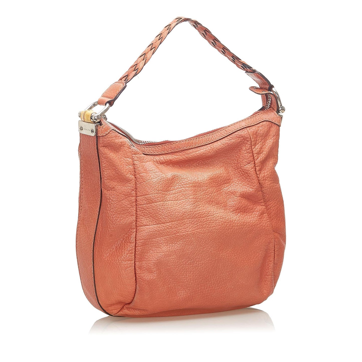 G*G Bamboo Bar Leather Shoulder Bag (SHG-18983)