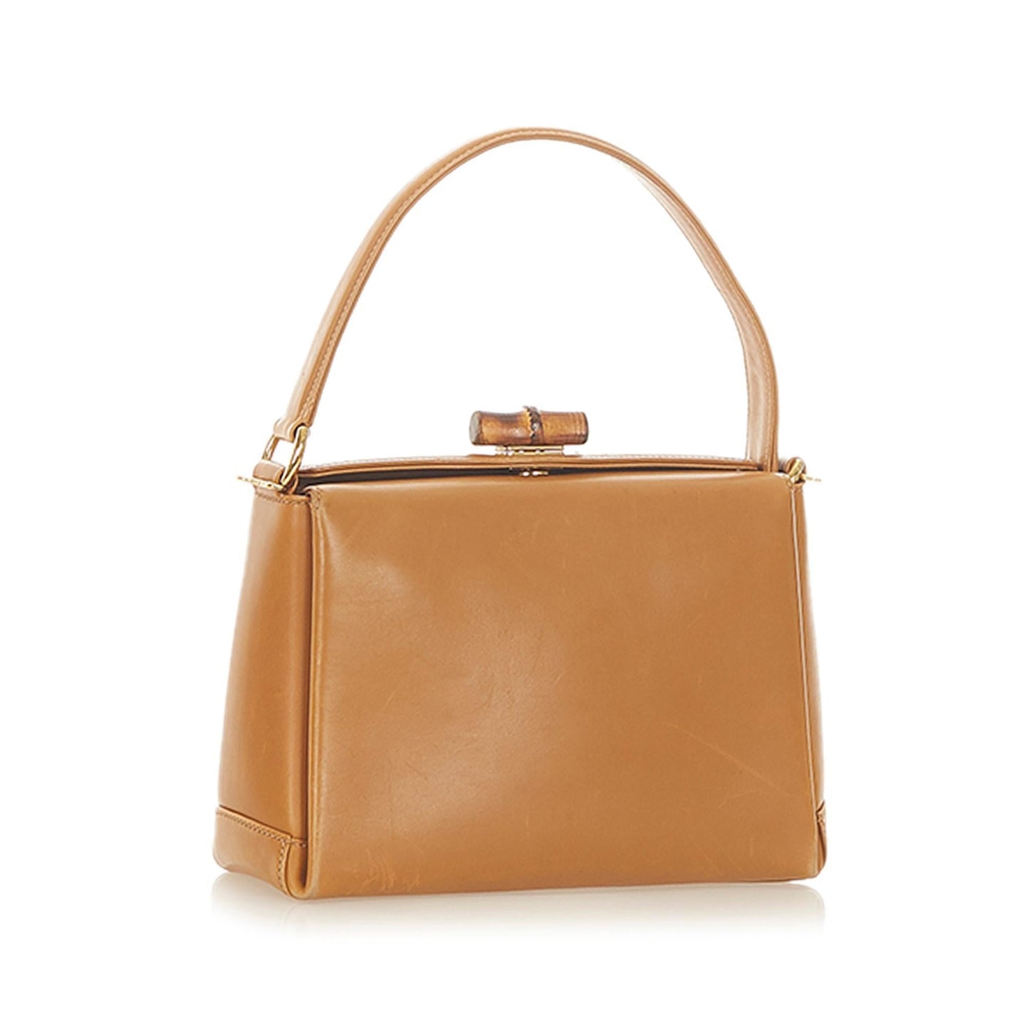 G*G Bamboo Bar Leather Shoulder Bag (SHG-20136)