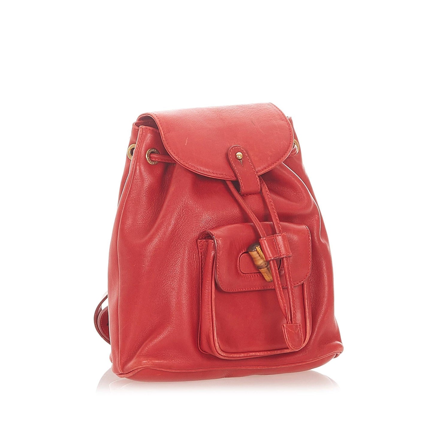 G*G Bamboo Leather Drawstring Backpack (SHG-19730)