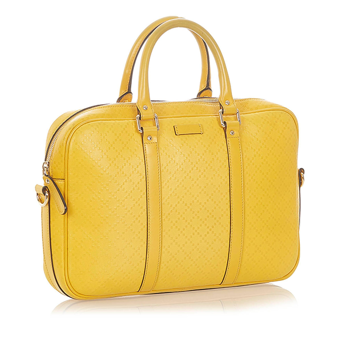 G*G Diamante Bright Leather Briefcase (SHG-19573)