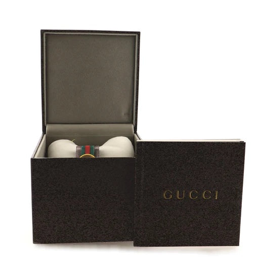 GUCCI FASHION SHOW PLEXIGLASS QUARTZ WATCH