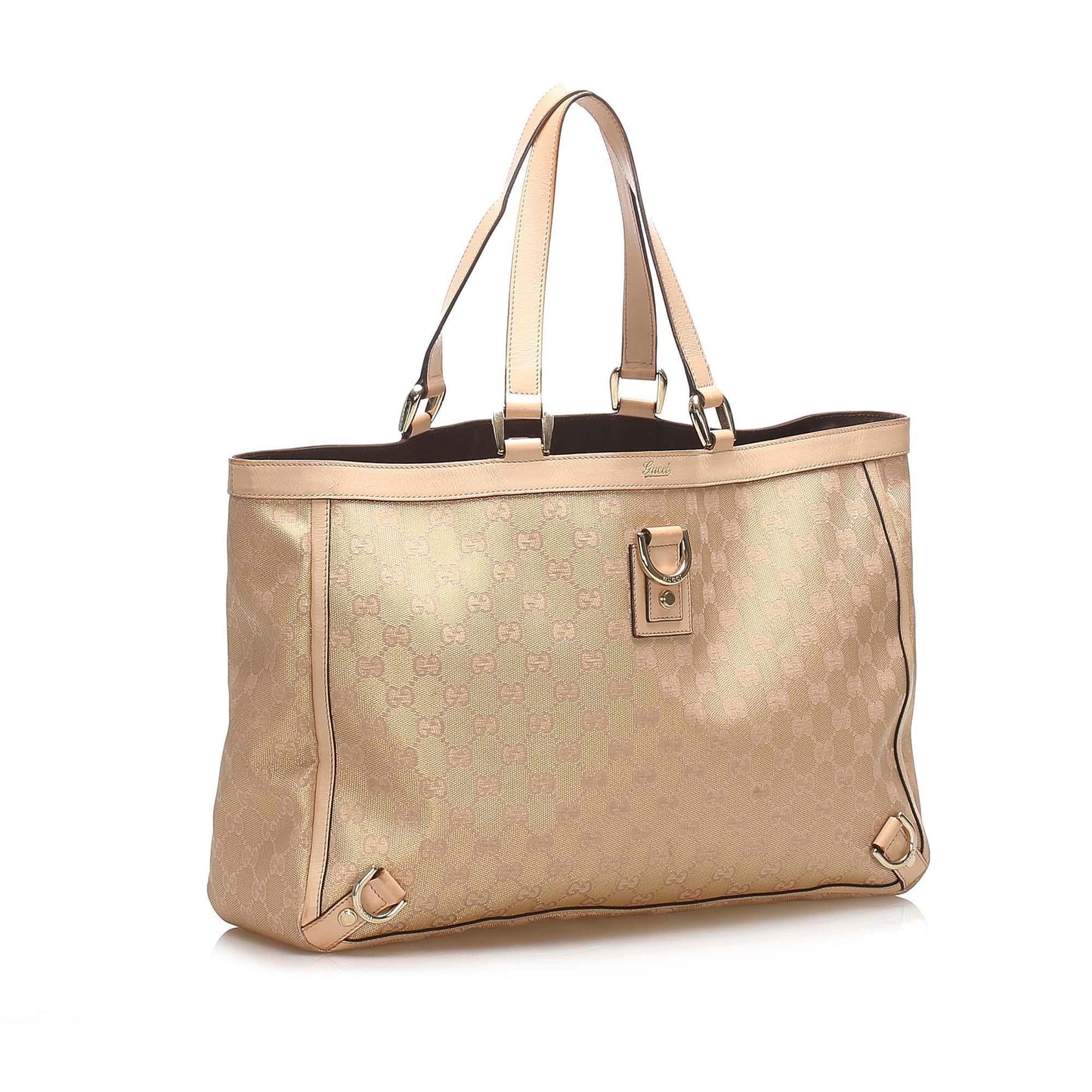 Gucci GG Canvas Abbey D Ring Tote Bag (SHG-11880)