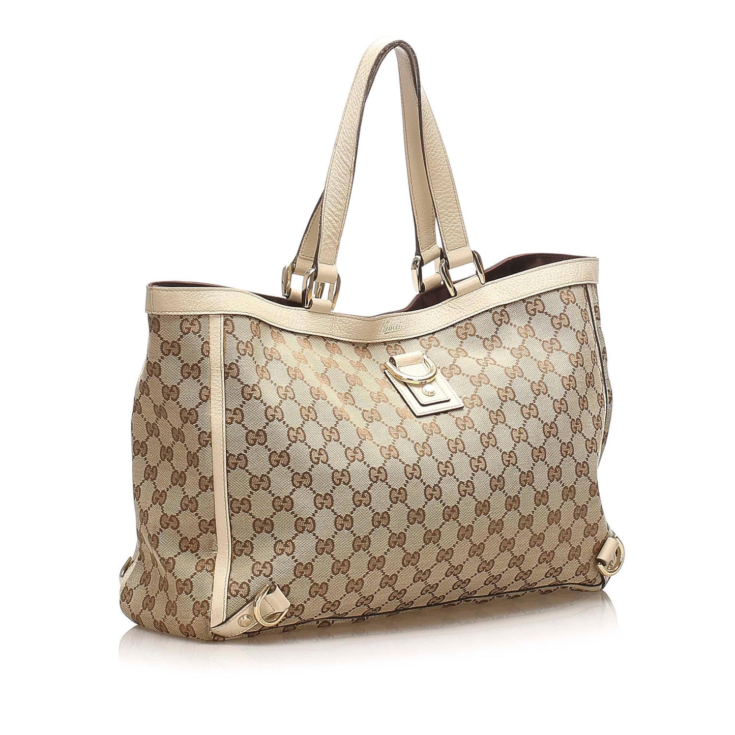 Gucci GG Canvas Abbey D- Ring Tote Bag (SHG-14164)