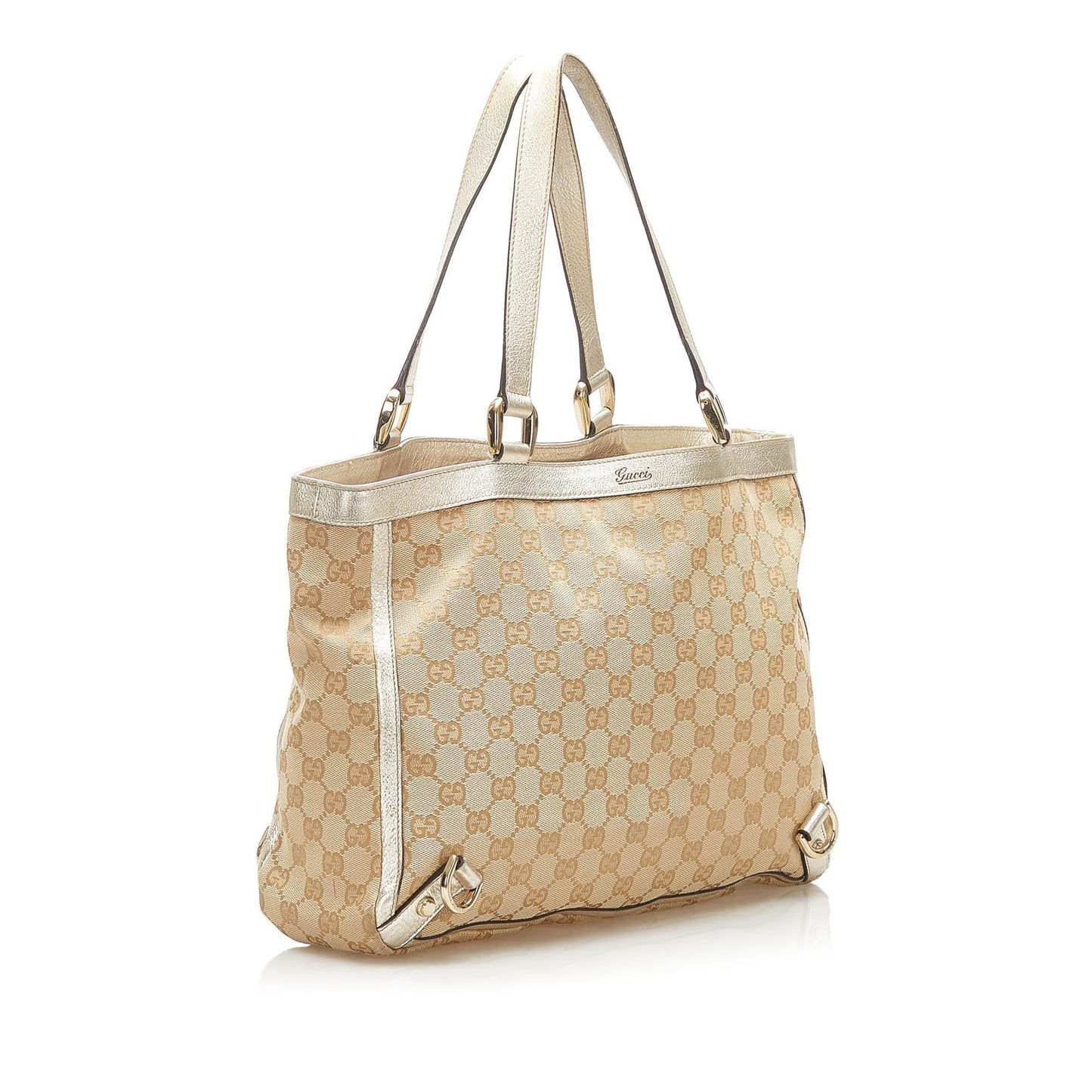 Gucci GG Canvas Abbey D- Ring Tote Bag (SHG-16735)