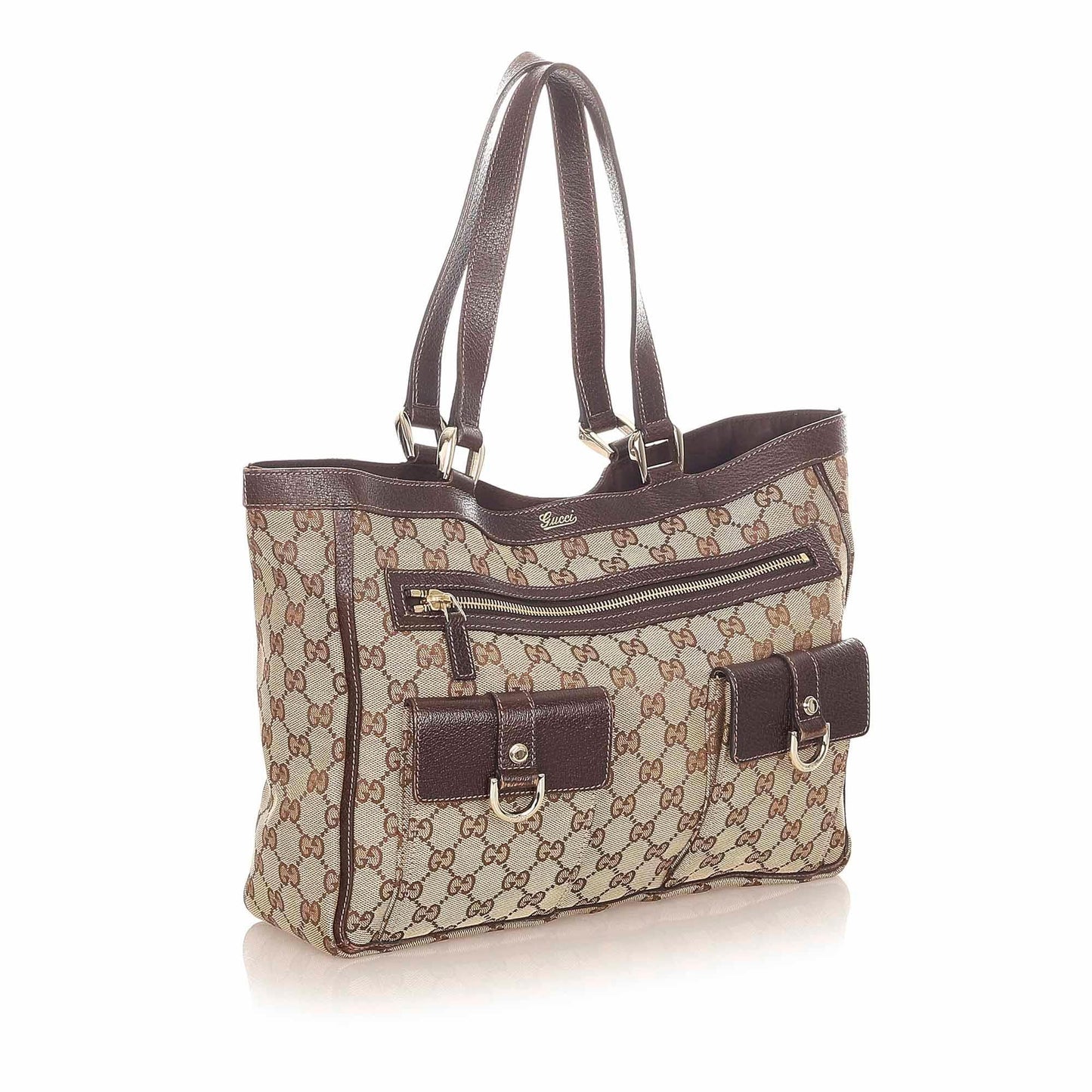 Gucci GG Canvas Abbey D-Ring Tote Bag (SHG-20472)