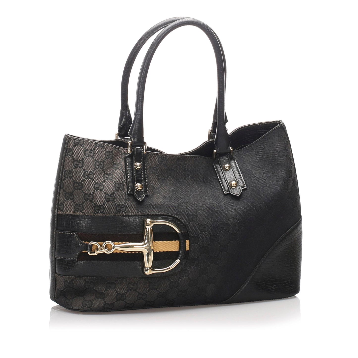 Gucci GG Canvas Hasler Tote (SHG-10051)