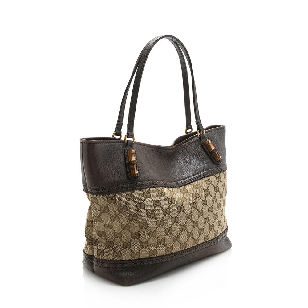 Gucci GG Canvas Laidback Crafty Medium Tote (SHF-12077)
