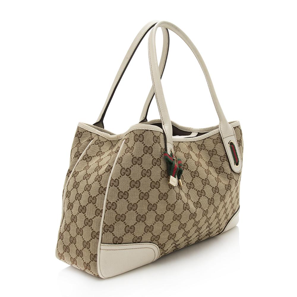 Gucci GG Canvas Princy Medium Tote (SHF-12164)