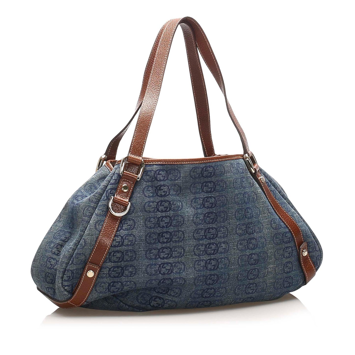 Gucci GG Denim Pelham Tote Bag (SHG-12975)