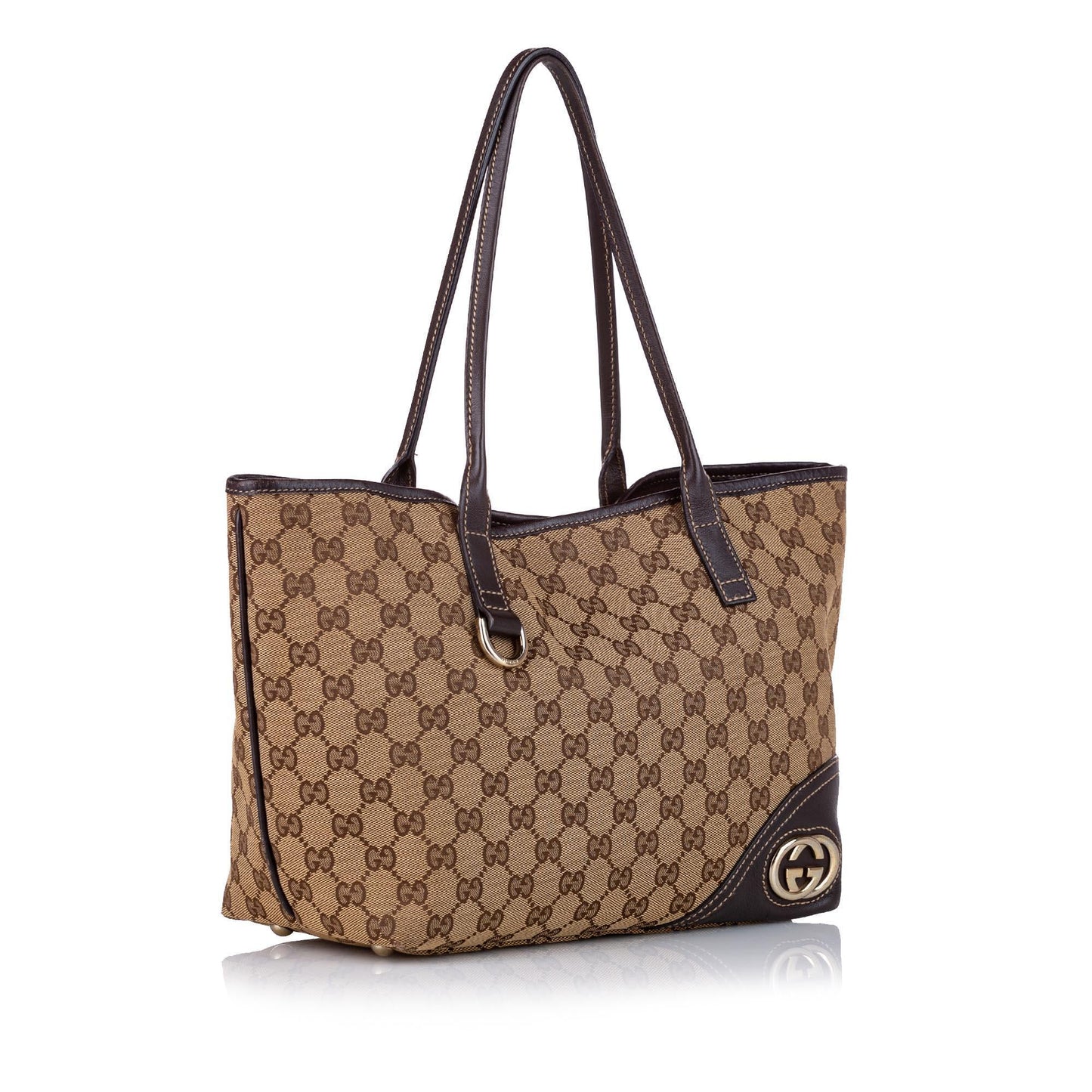 Gucci GG New Britt Canvas Tote Bag (SHG-20836)