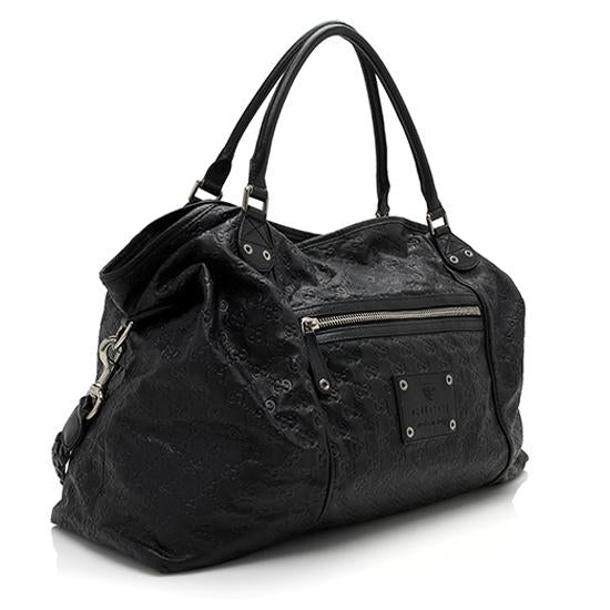 Gucci Guccissima Leather Convertible Tote