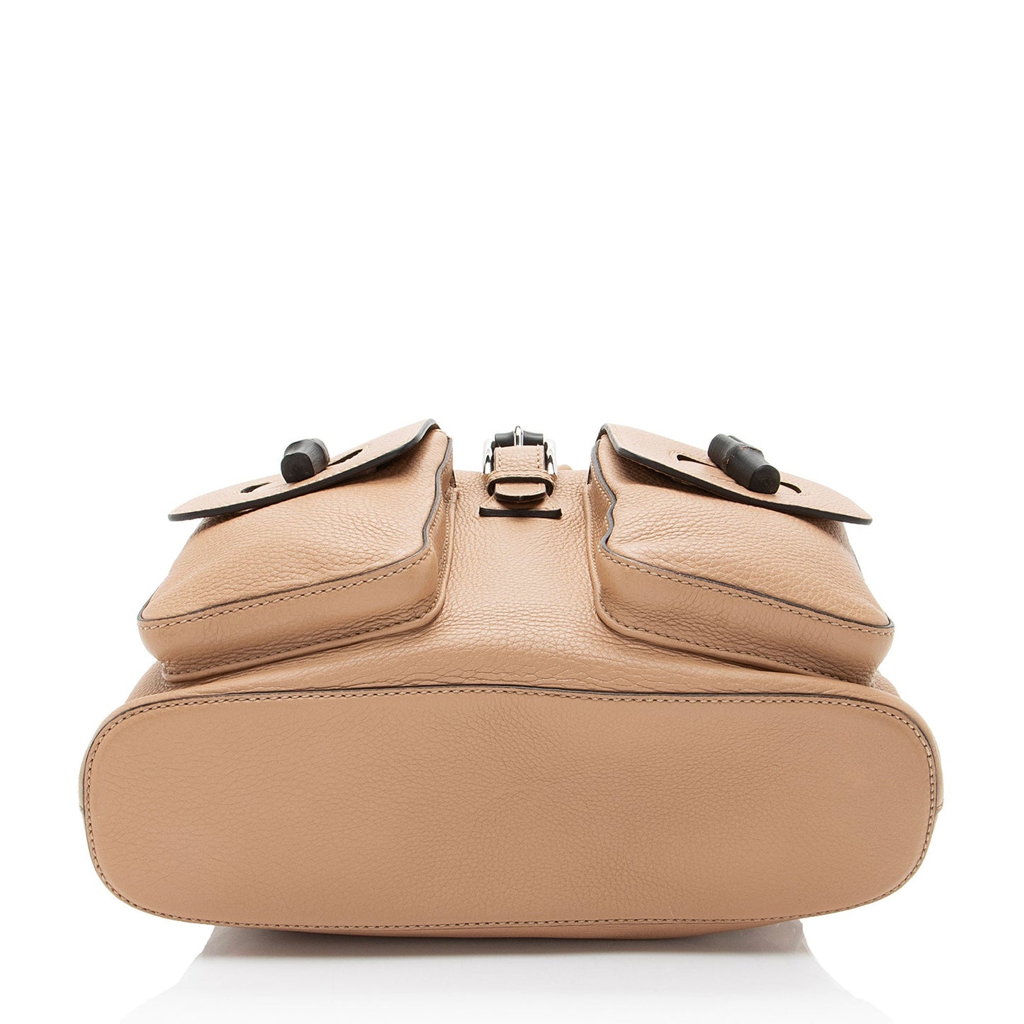 Gucci Leather Bamboo Medium Backpack