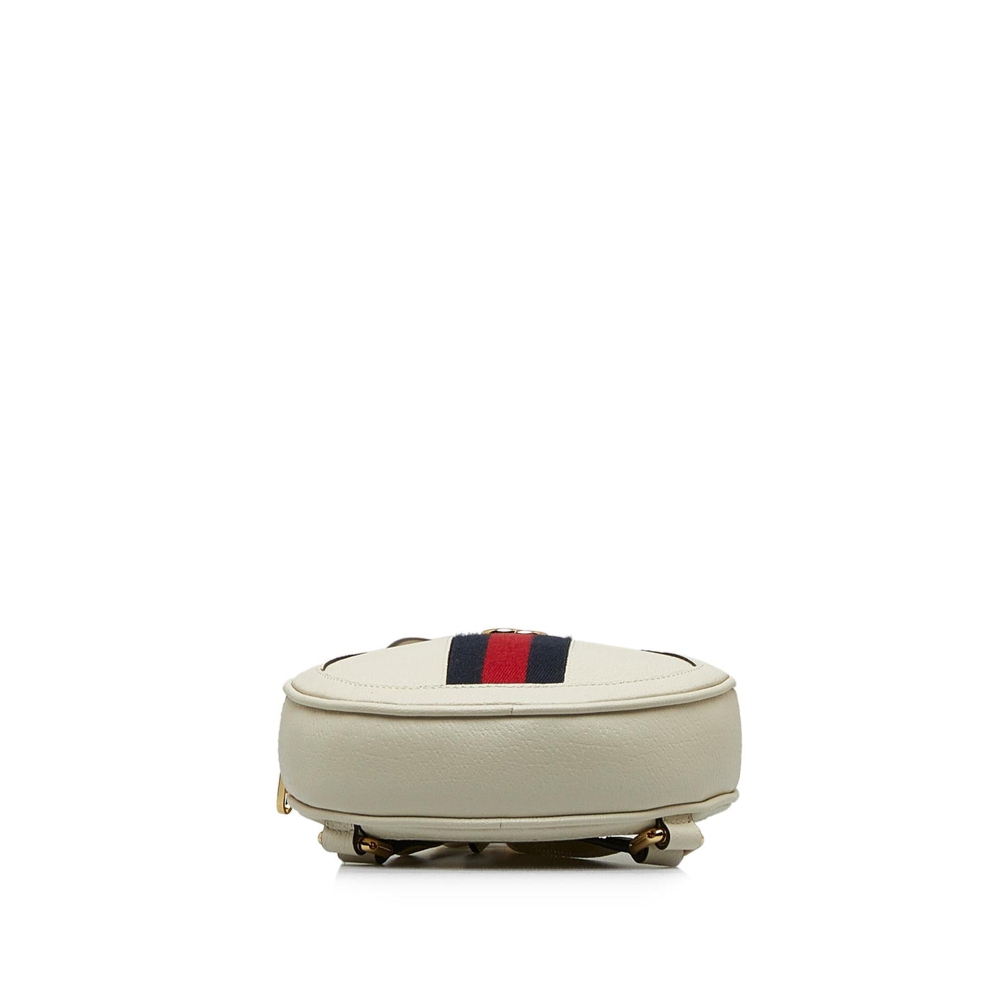 Gucci Mini Leather Round Ophidia Backpack