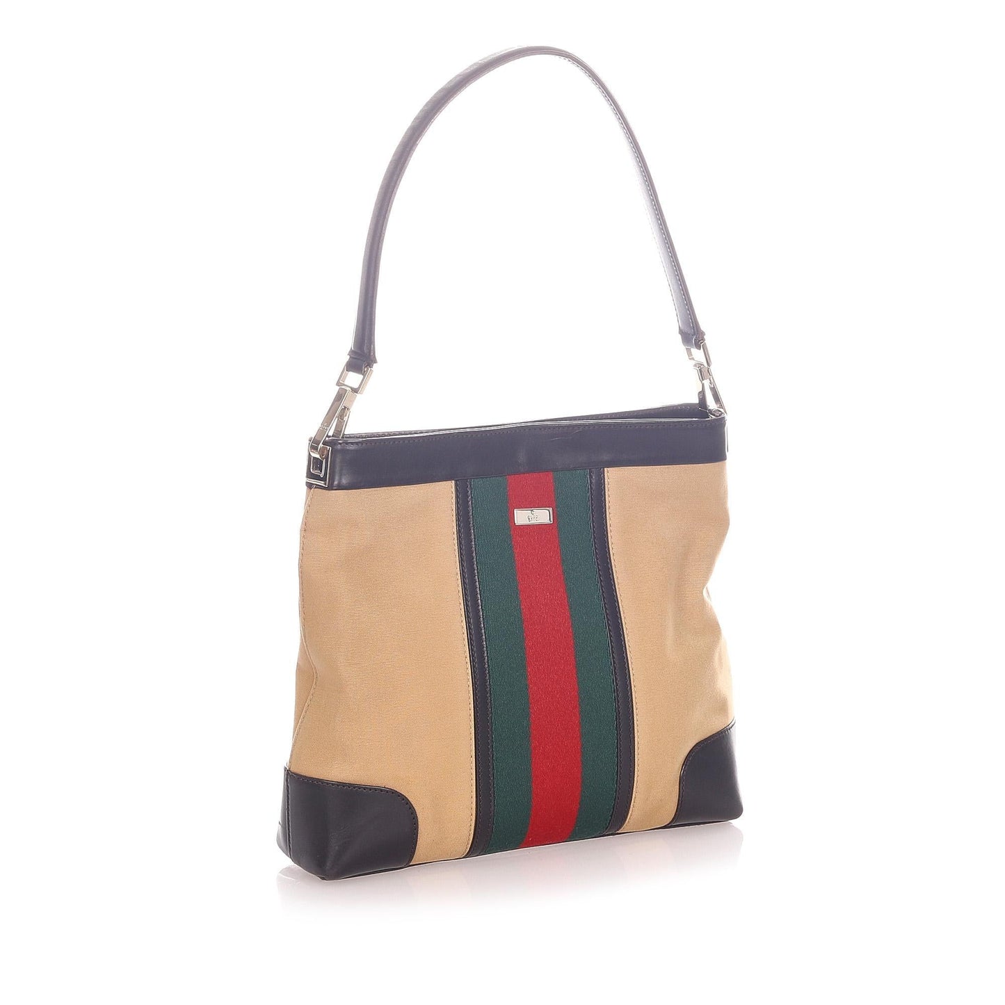 G*G Web Canvas Shoulder Bag (SHG-20377)