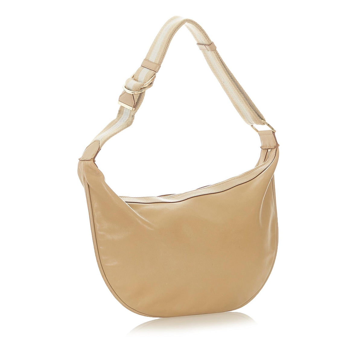 G*G Web Leather Hobo Bag (SHG-20321)