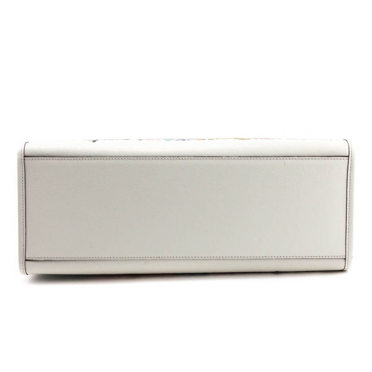 Gucci Off-White Tiger & Flora Print Medium Tote Bag