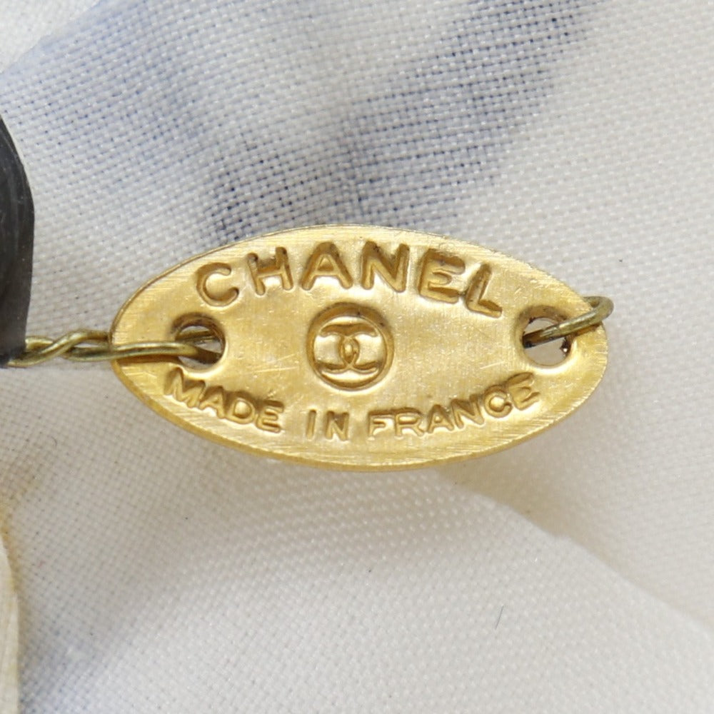CHANEL Brooch cloth White / multicolor Camelia corsage Women Used