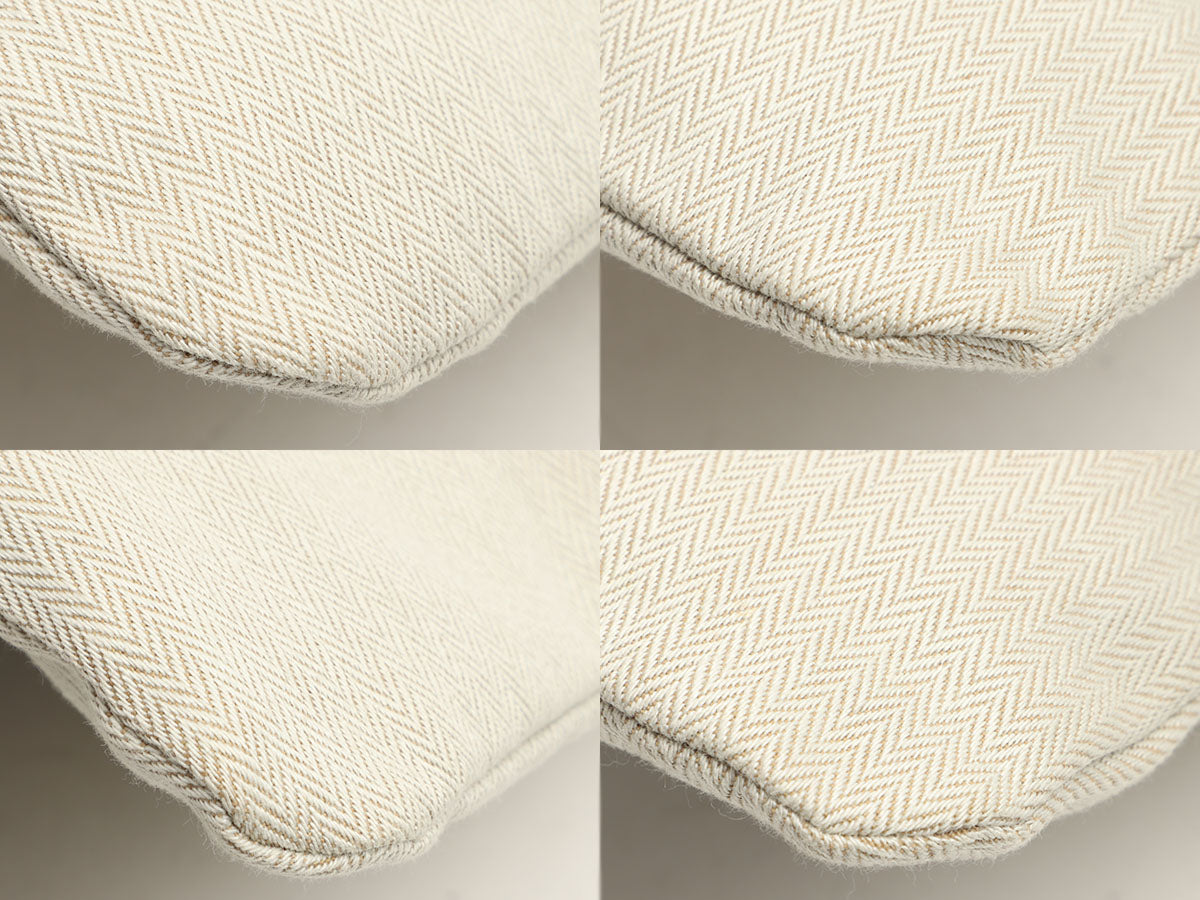 Hermès Ecru Toile Aline Grooming Bag PM