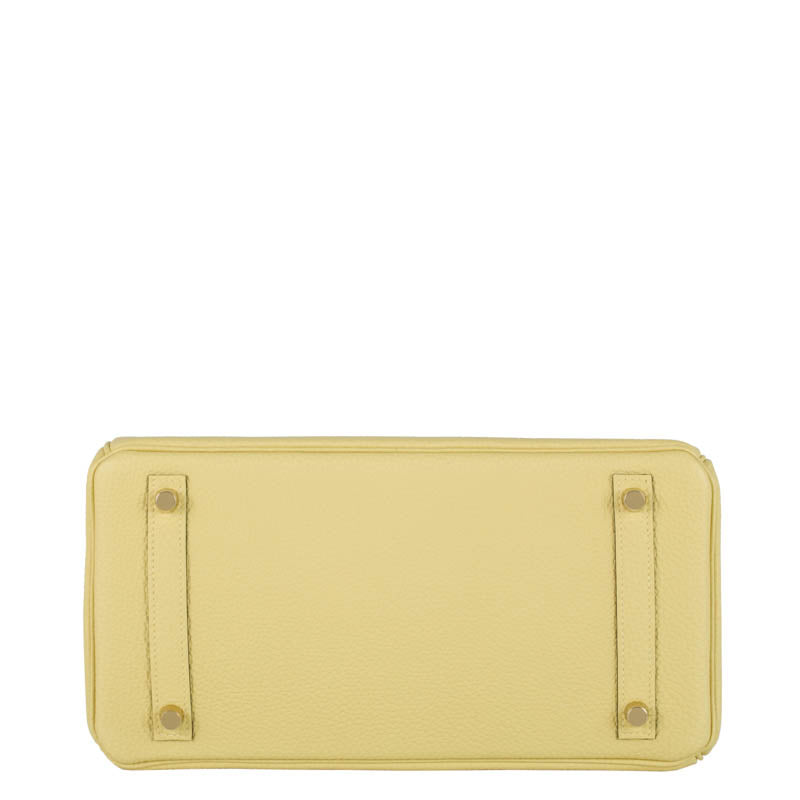 Hermès 30cm Birkin Jaune Poussin Togo Leather Gold Hardware