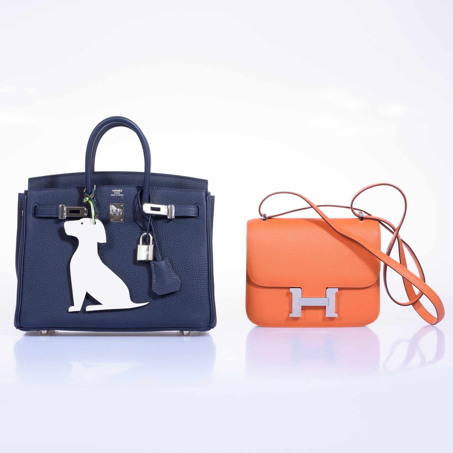 Hermès Birkin 25 Blue Indigo Togo Palladium Hardware