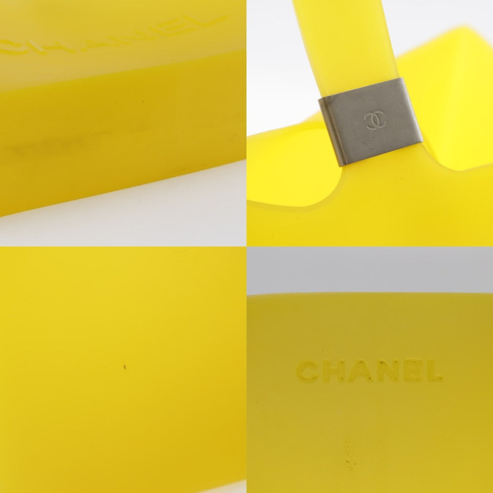 CHANEL Tote Bag rubber yellow Women Used