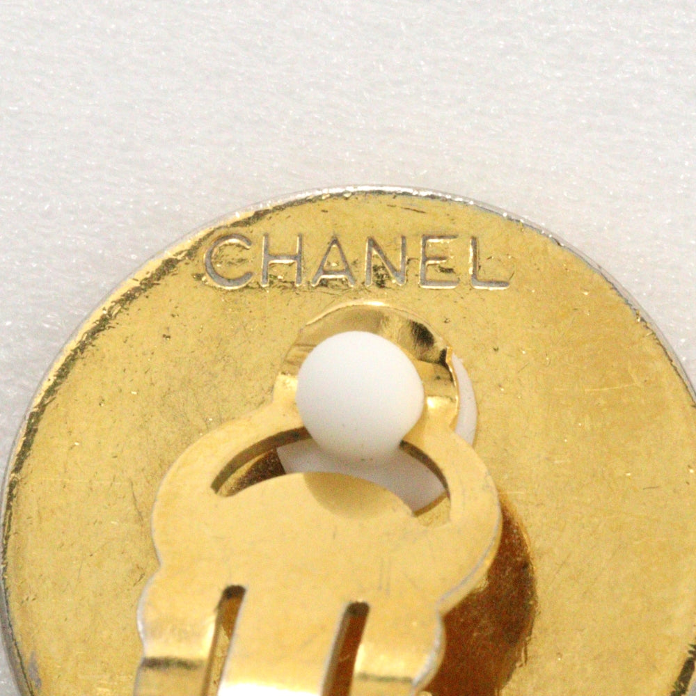 CHANEL Earring Plated Gold gold Matrasse