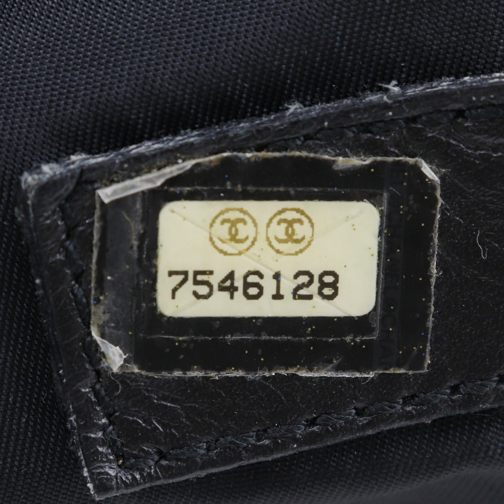 CHANEL Tote Bag Nylon canvas black New travel line Tote GM