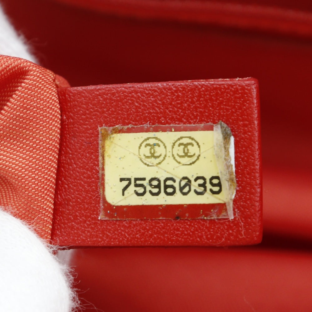 CHANEL Tote Bag Nylon canvas Red New travel line Tote MM