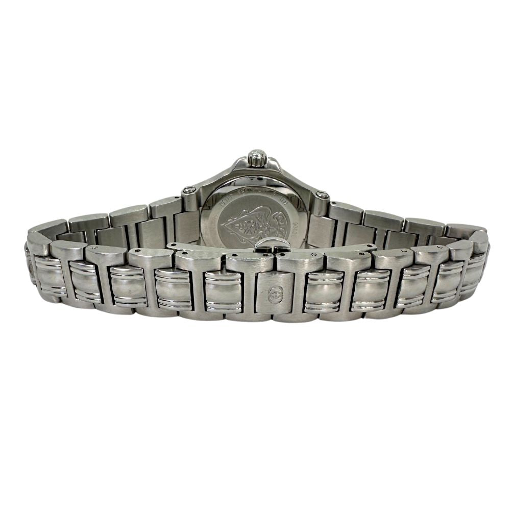 GUCCI Watches Quartz 9040L Stainless Steel Silver black dial Women Used