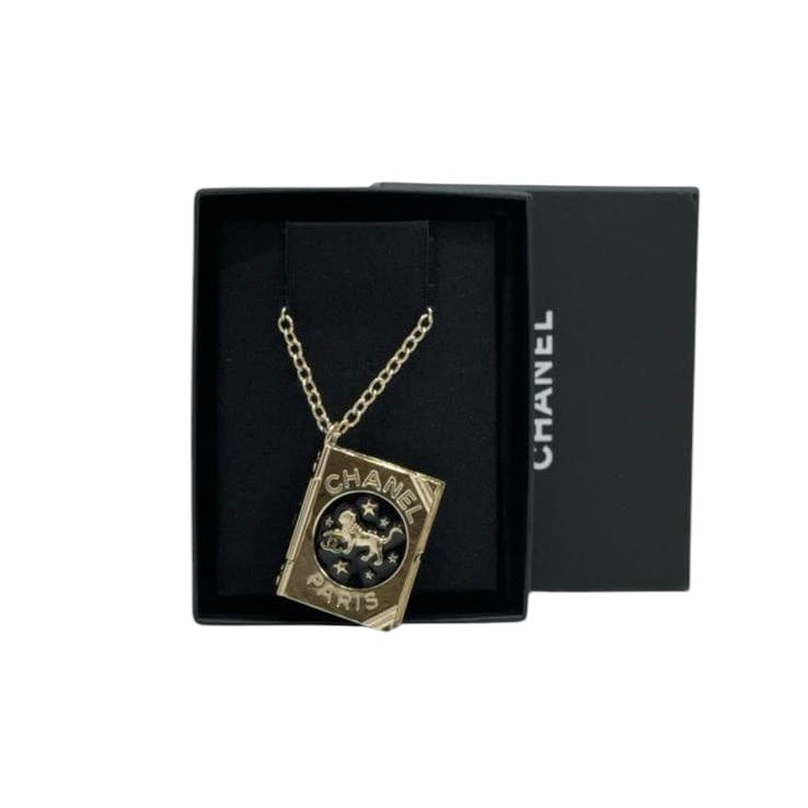Chanel Gold Secret Book Necklace 22B