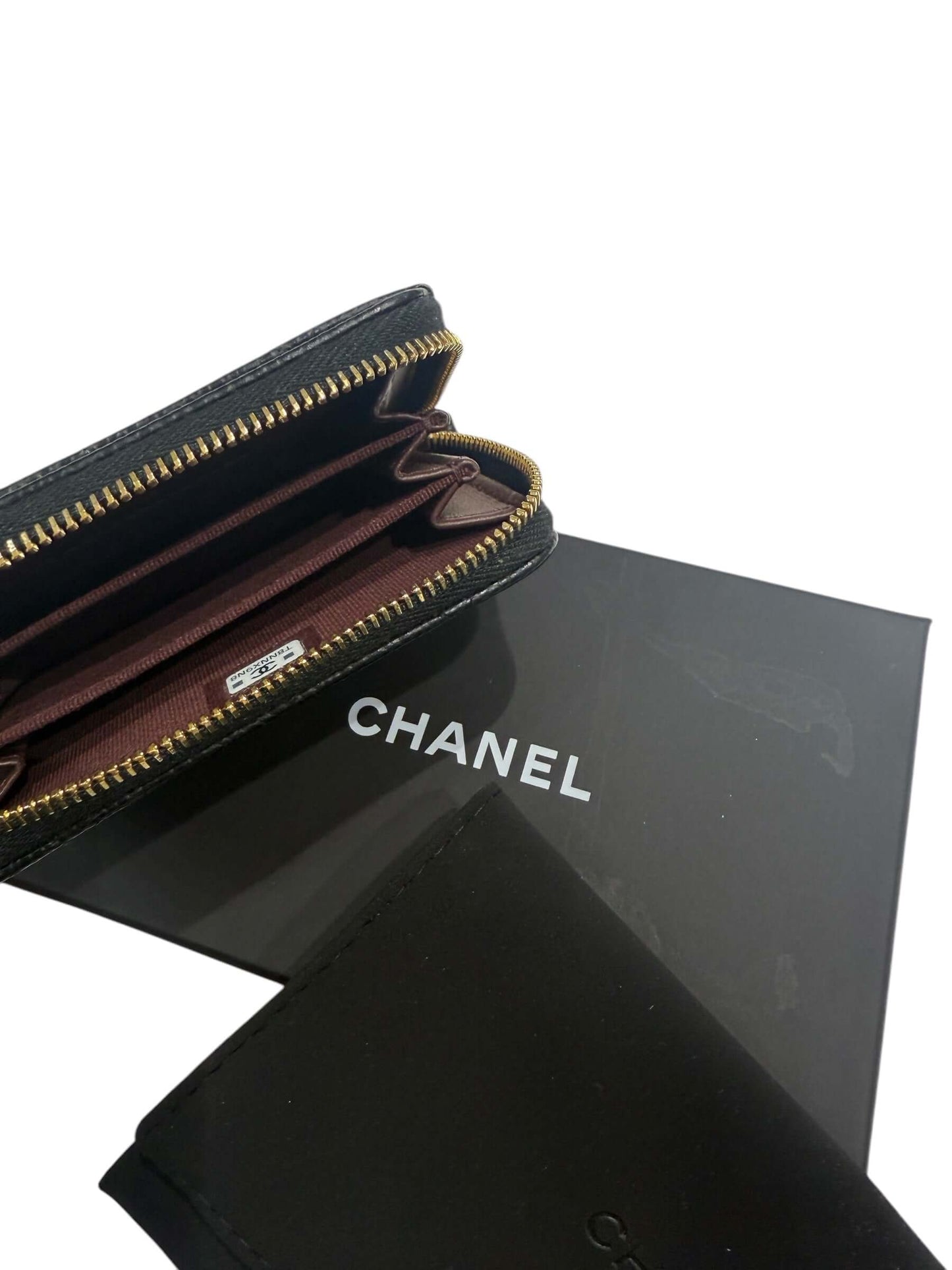 Chanel - Porte monnaie cuir caviar