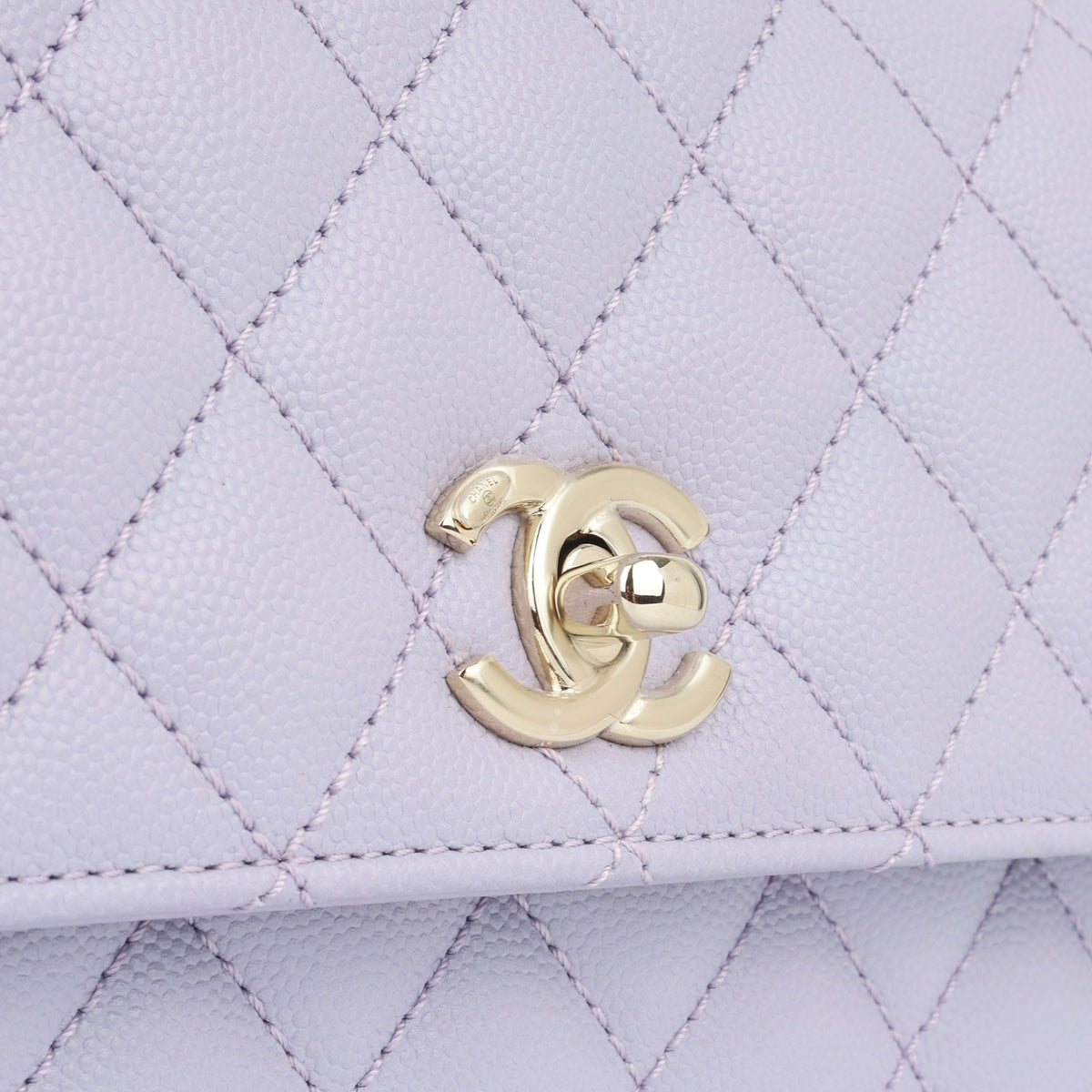 Small Coco Handle - Lavender Caviar