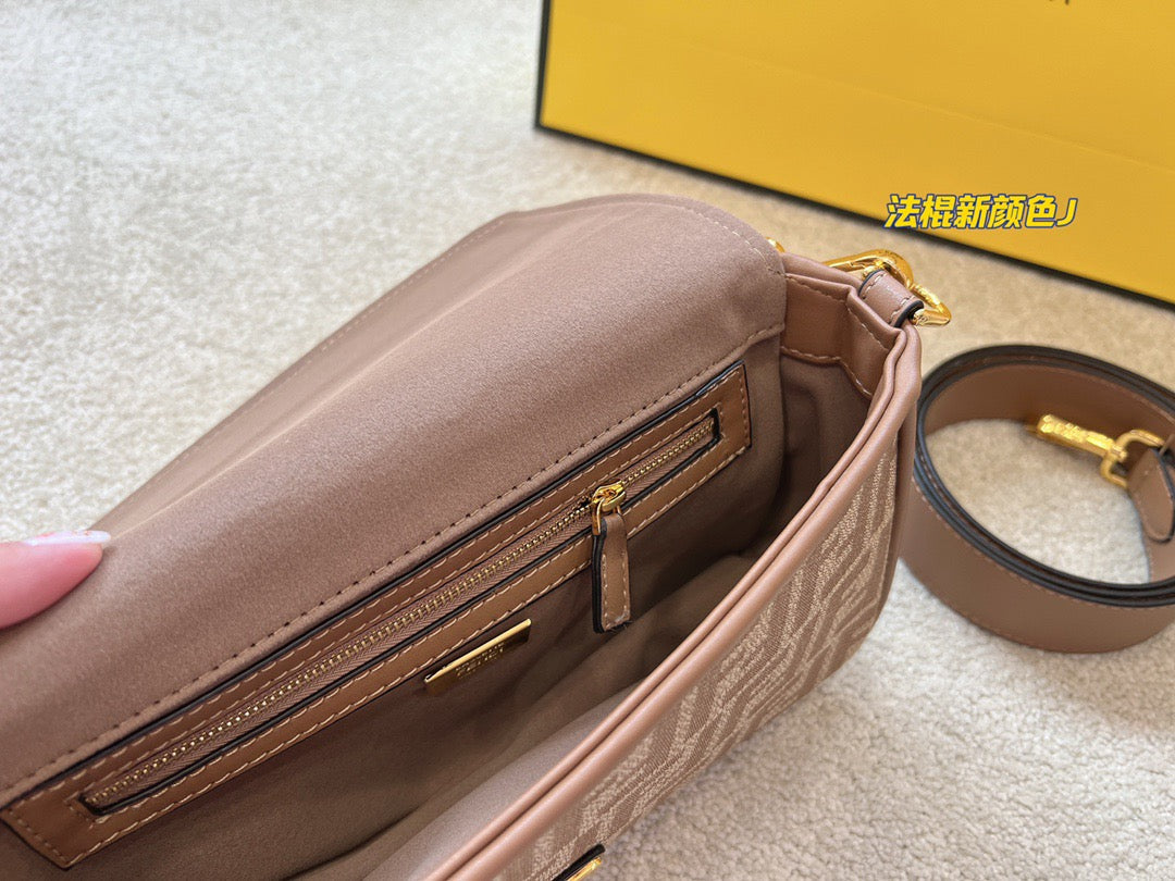 FF139 Fabric Baguette Bag / 10.2x5.5x1.56inch