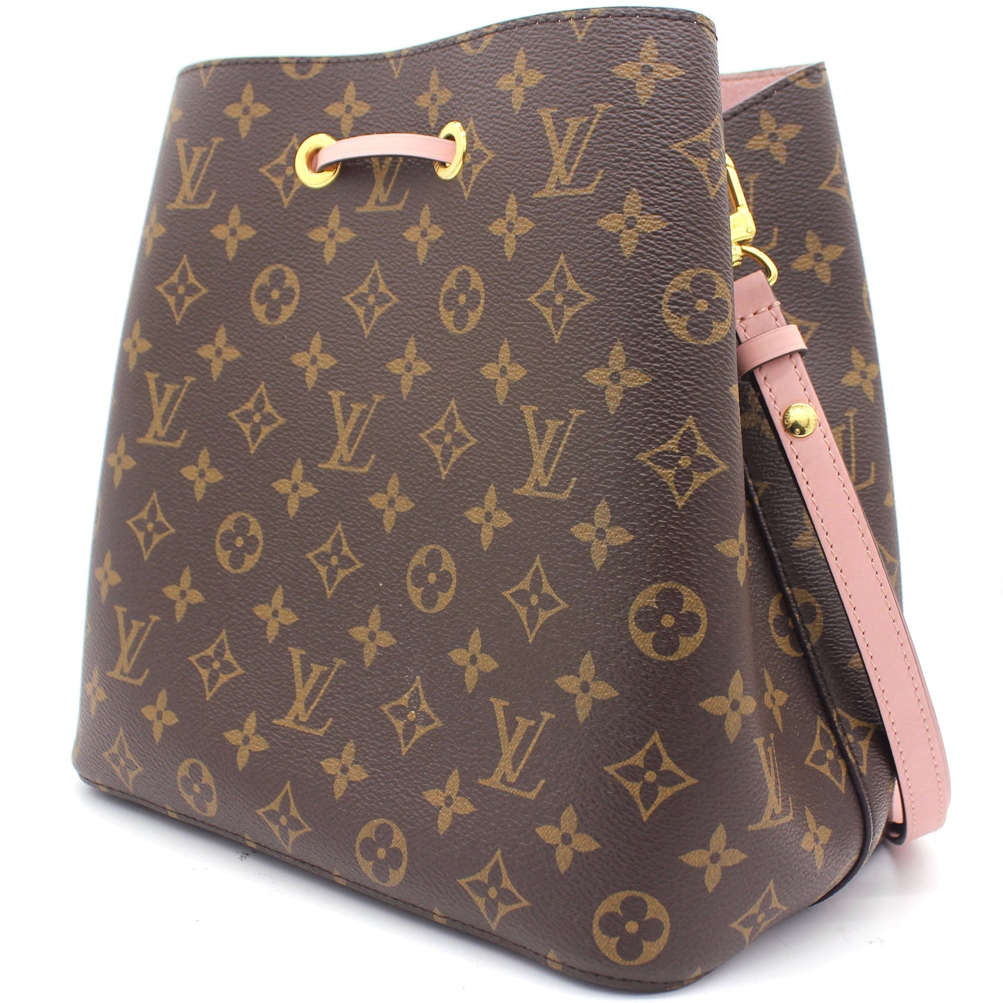 NéoNoé Monogram Shoulder Bag Pink