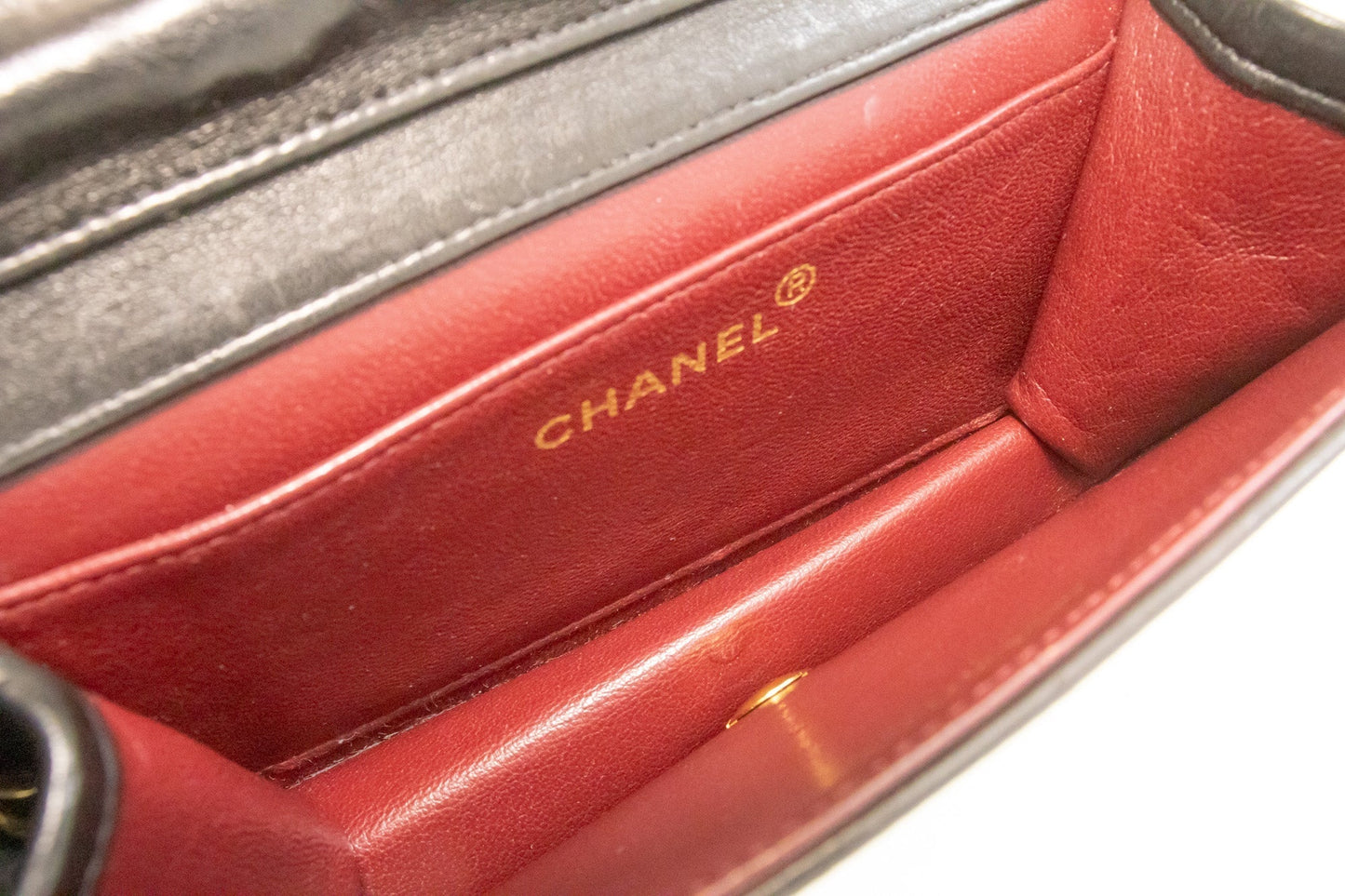 Top Quality Chanel Full New Chain Shoulder Bag Clutch Black Quilted Lambskin