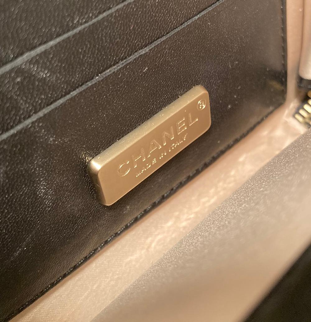 CHANEL Mini Black Patent Leather Classic Shoulder Bag