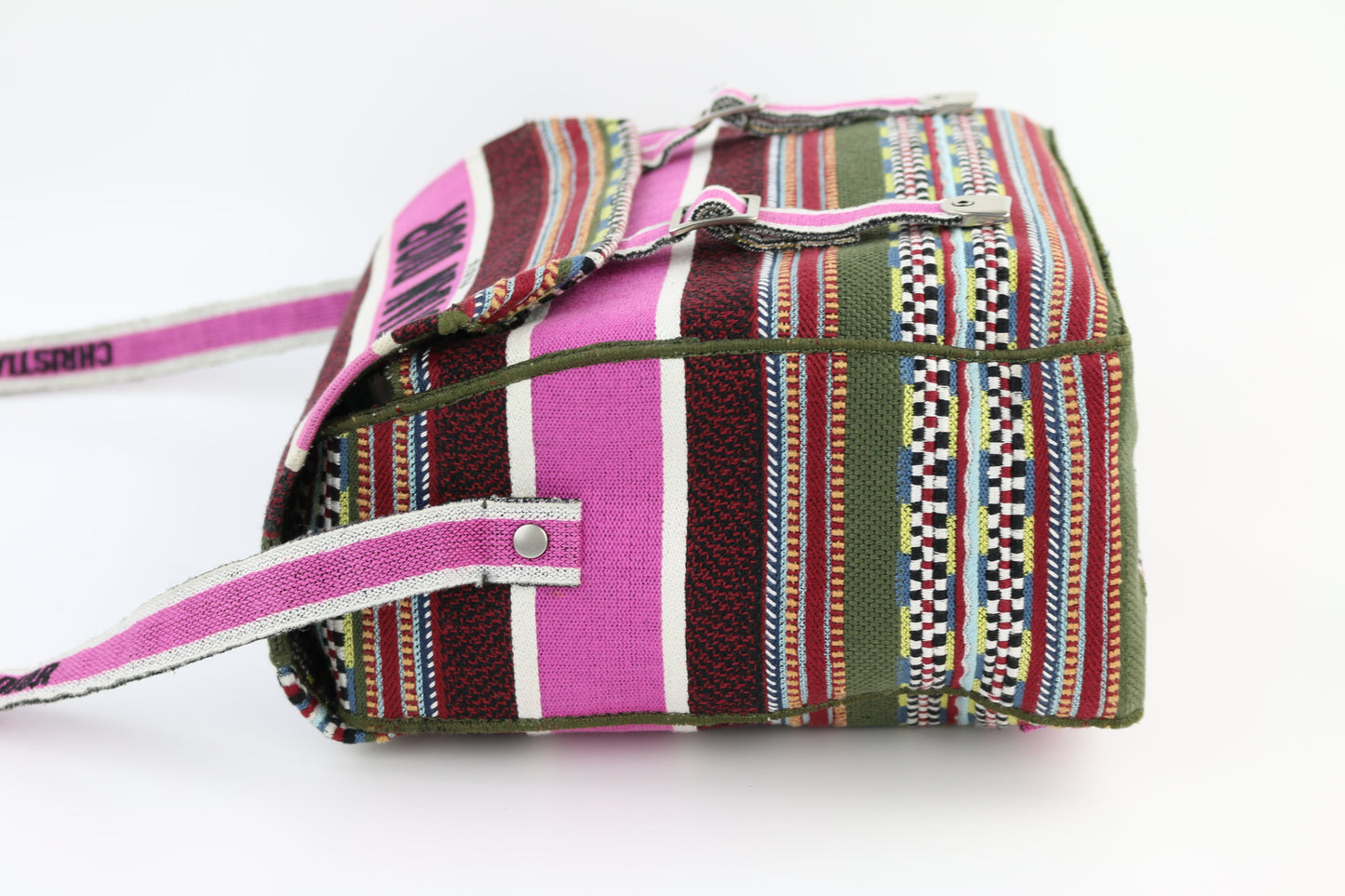 Embroidered Canvas Diorcamp Messenger Bag