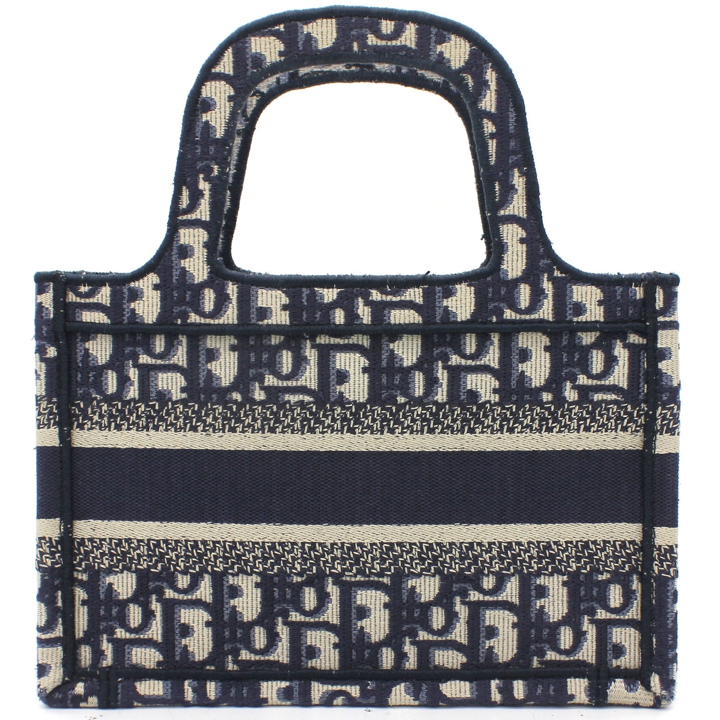 Dior Oblique Mini Book Tote Blue Multicolor