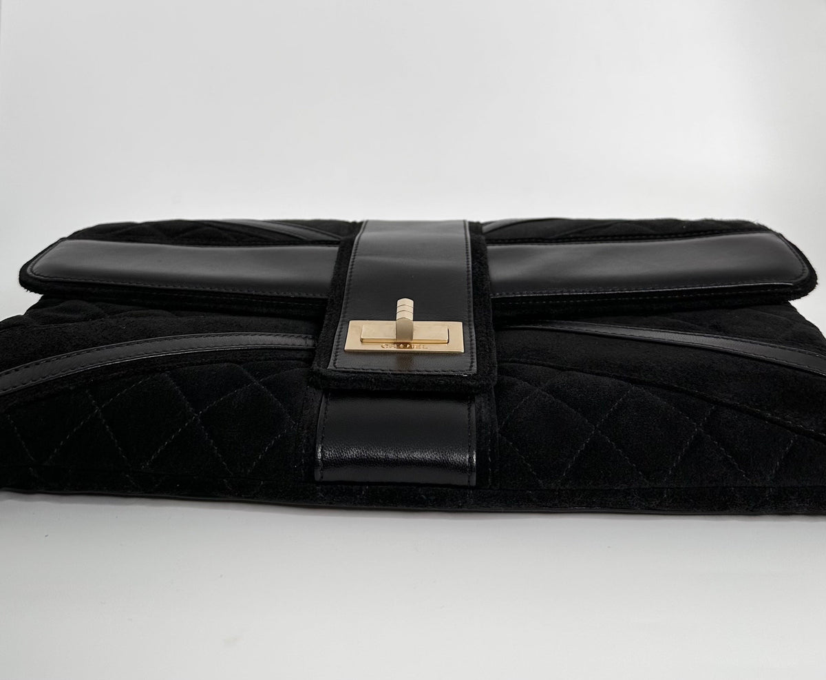 Black Union Jack Reissue Flap Bag