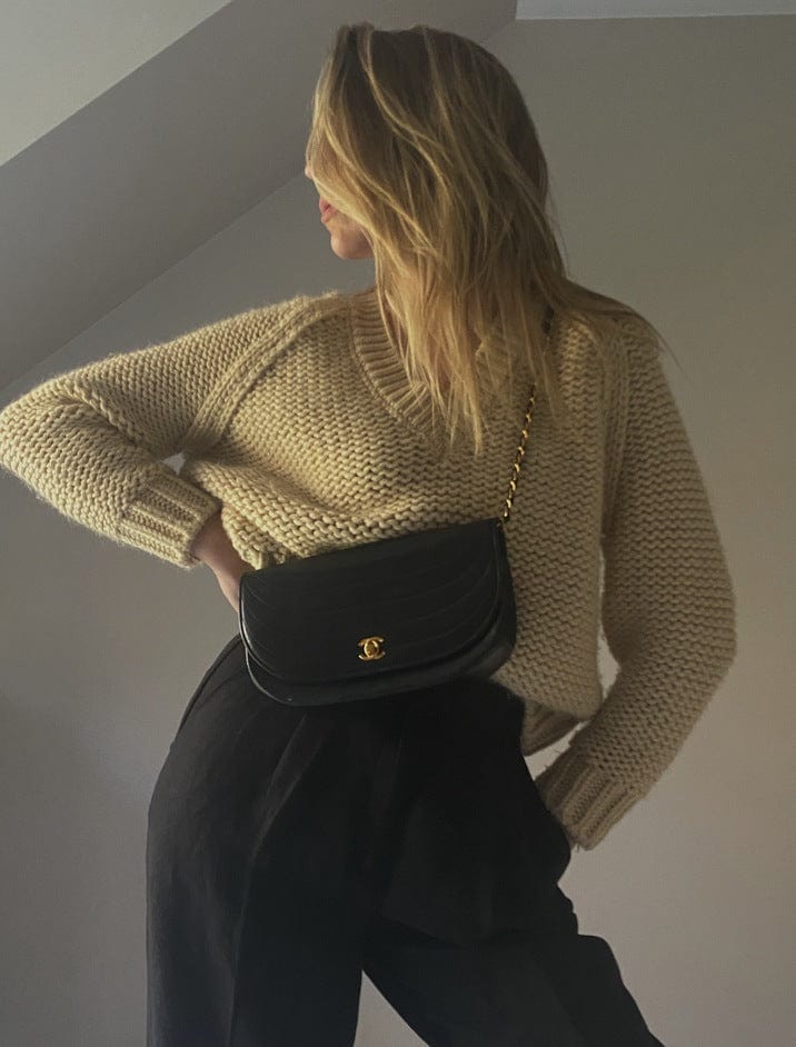 Chanel Vintage Crossbody Flap Bag