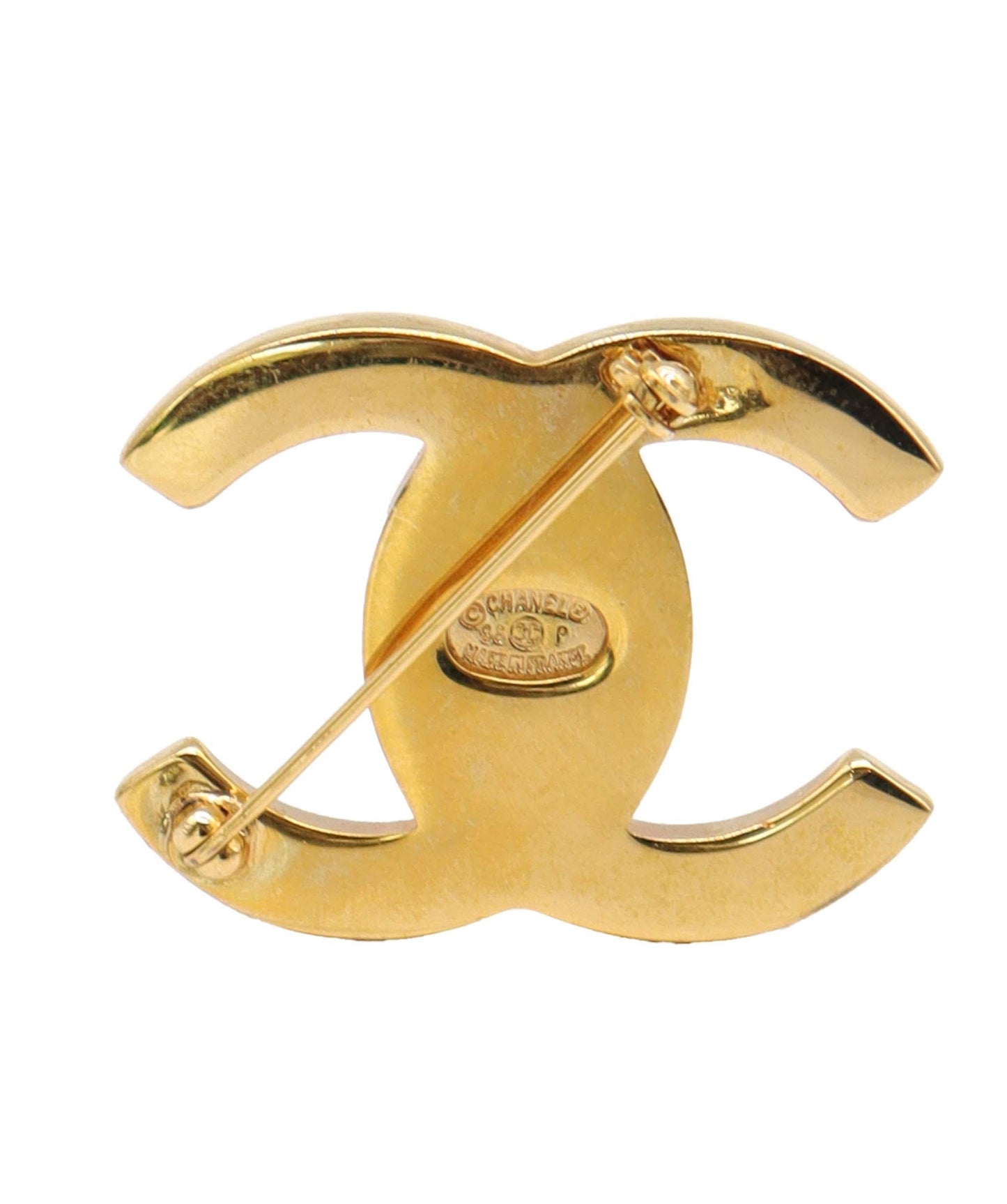 CHANEL COCO MARK BROOCH ACCESSORY 96P DXBS3459