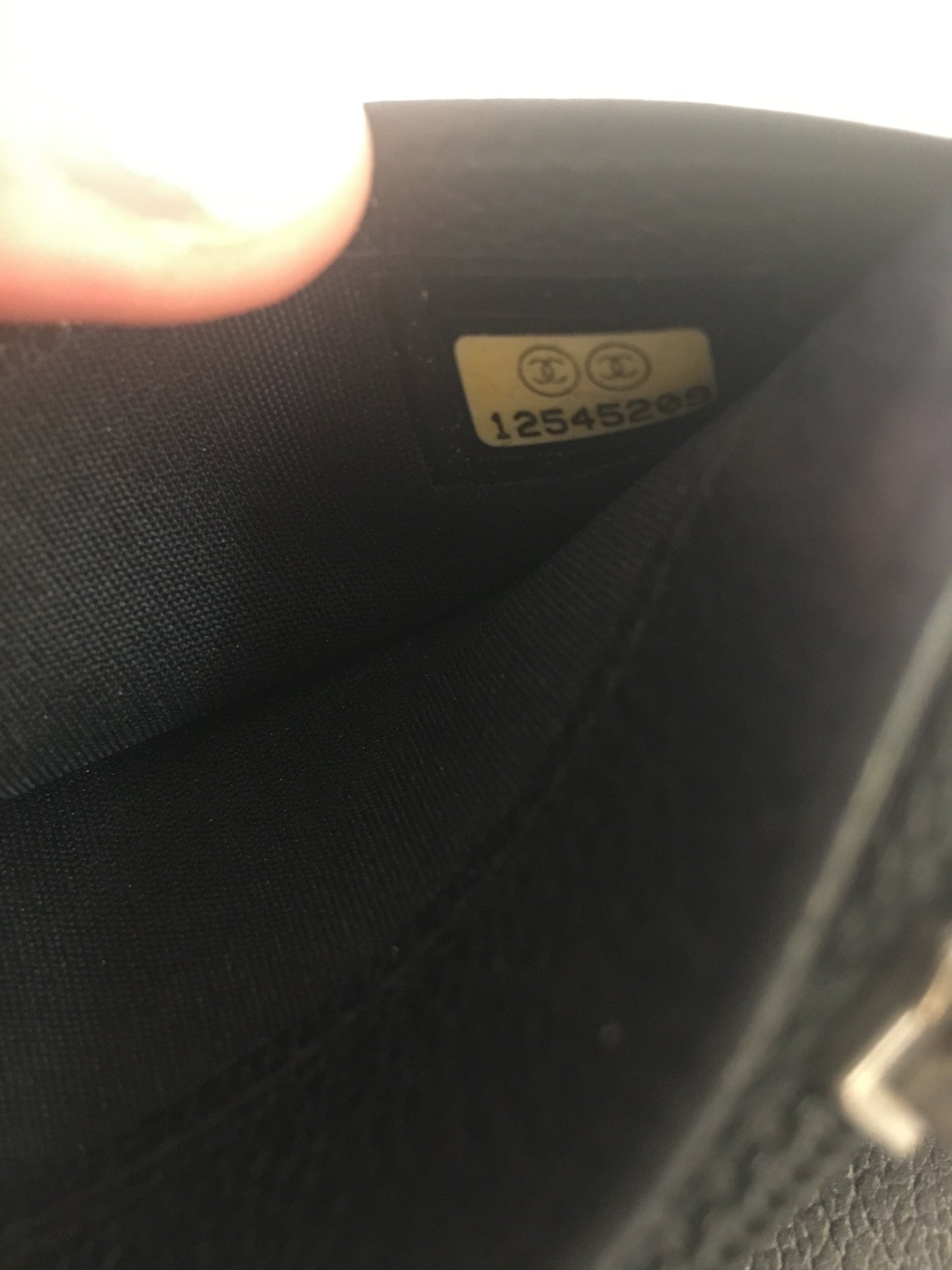 CHANEL Wallet in Black Leather