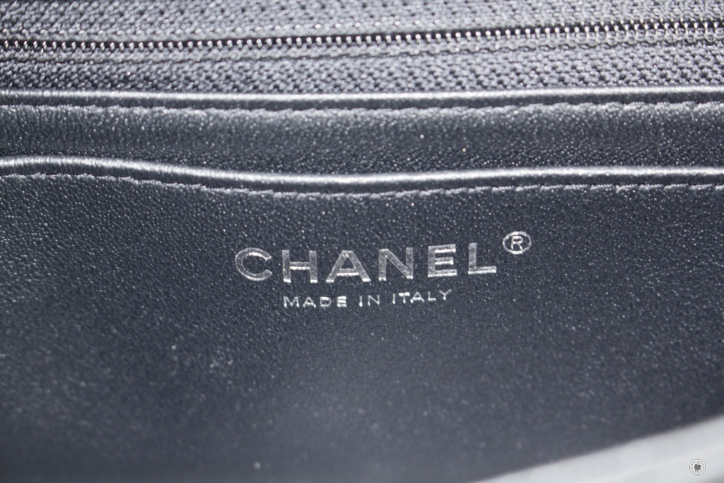 Chanel A69900 Y60594 CC Chervon Black 94305 Lambskin 20CM Shoulder Bags Shw