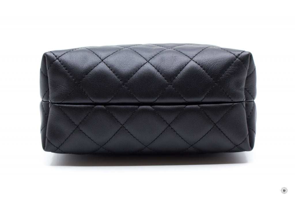 Chanel AS3229B08008 Mini Bowling Bag Black 94305 Calfskin Shoulder Bags Gbhw