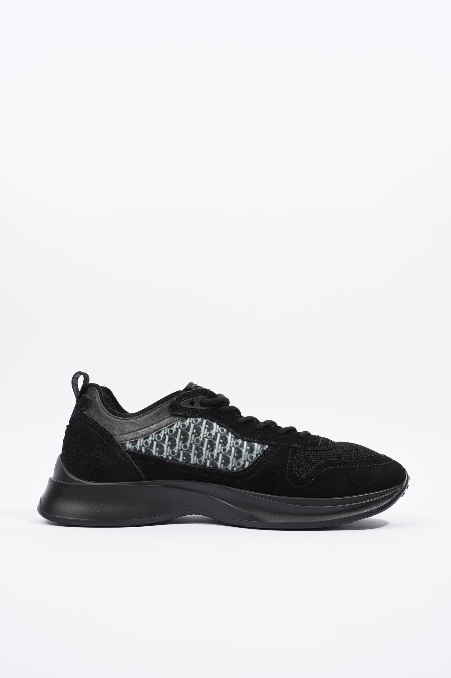 Christian Dior B25 Black / White Oblique Mesh EU 45 UK 11