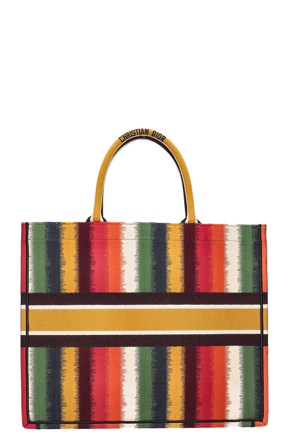 CHRISTIAN DIOR Book Tote Striped Multicolor